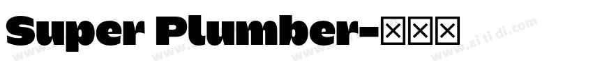 Super Plumber字体转换